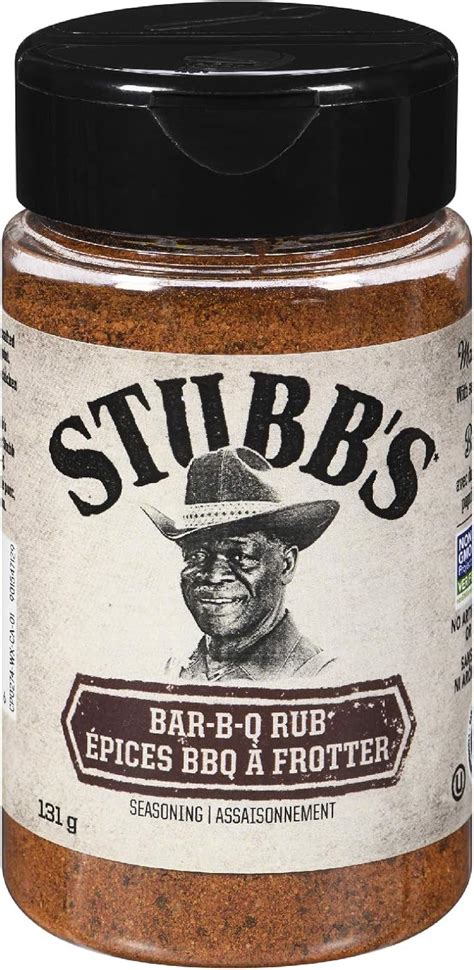 stubb's spice rub seasoning bbq 131g